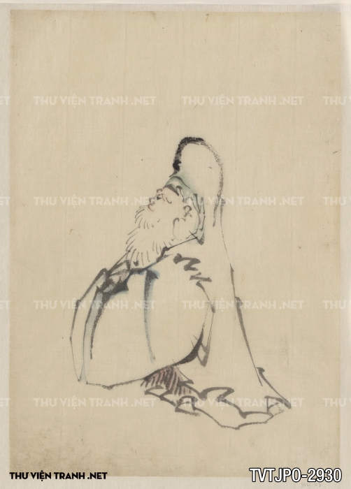 Tranh cổ Nhật Bản vẽ tay
