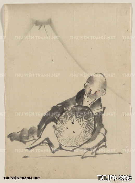 Tranh cổ Nhật Bản vẽ tay