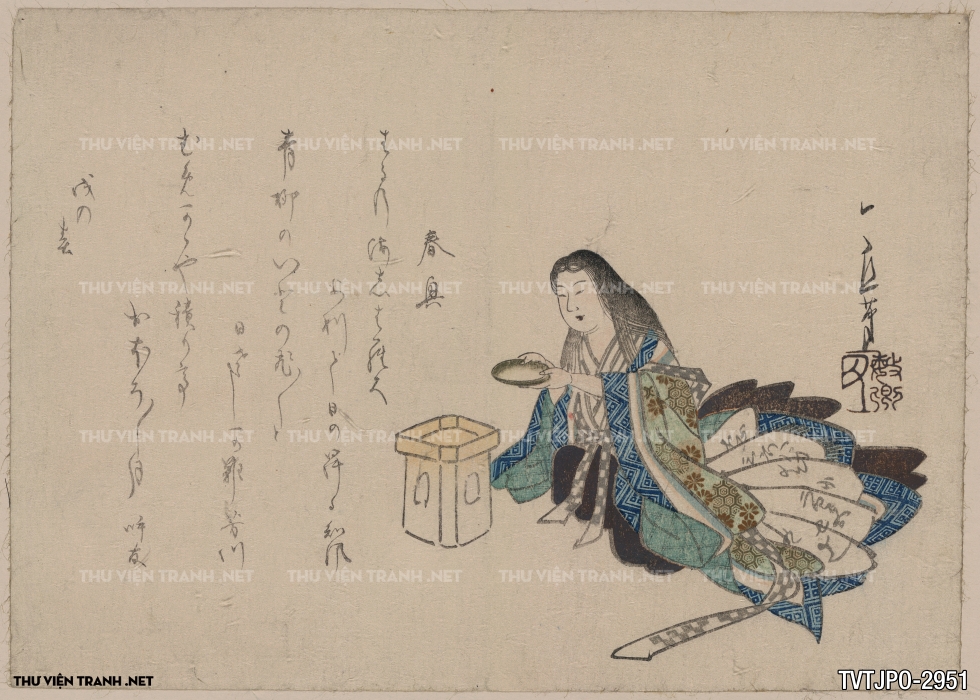 Tranh Nhật cổ Ukiyo-e vẽ tay 2