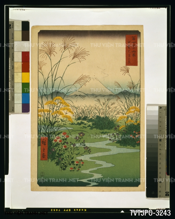 Tranh Nhật Bản Cổ Vễ Tay