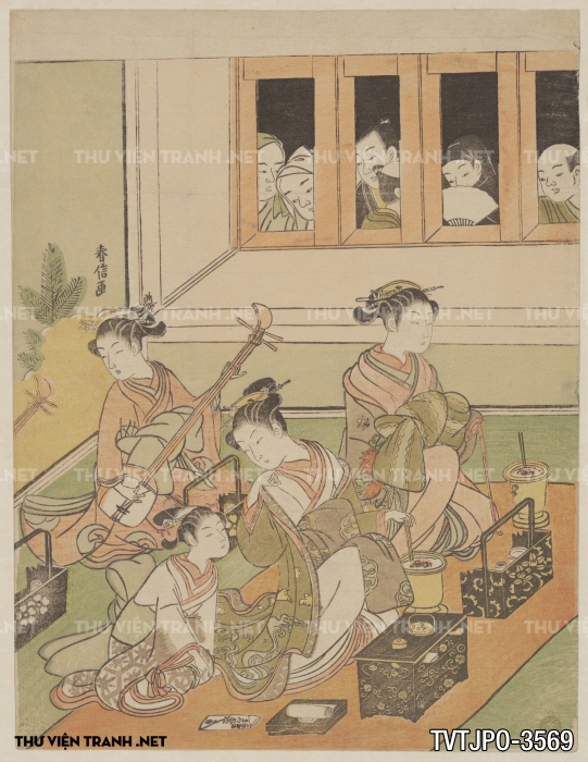 Tranh Nhật Bản Cổ Xưa Của Thầy Ukiyo-e 3