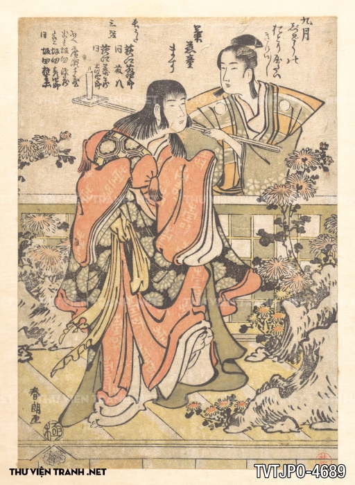 Tranh phong cách Ukiyo-e Nhật Bản cổ