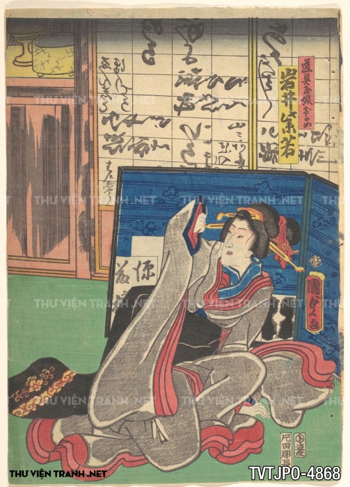 Tranh Ukiyo-e Nhật Bản cổ 1