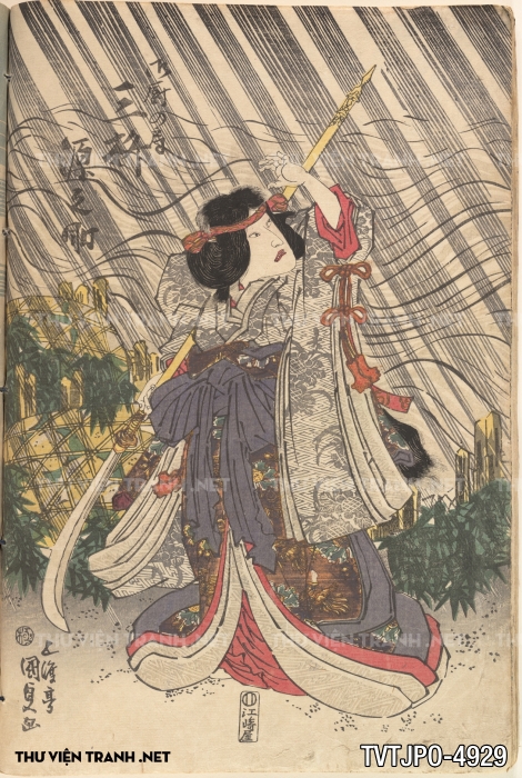 Tranh Ukiyo-e Nhật Bản cổ 1
