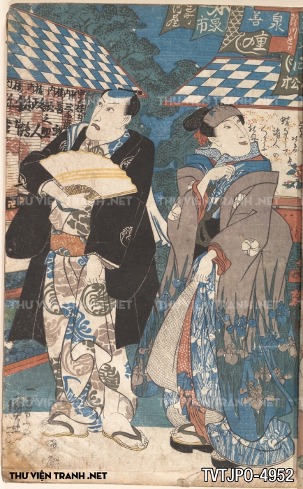 Tranh Ukiyo-e Nhật Bản cổ 2