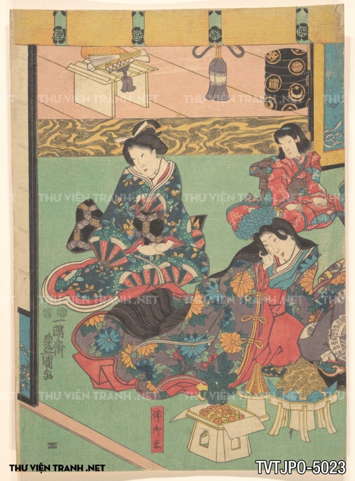 Tranh Ukiyo-e Nhật Bản cổ 3