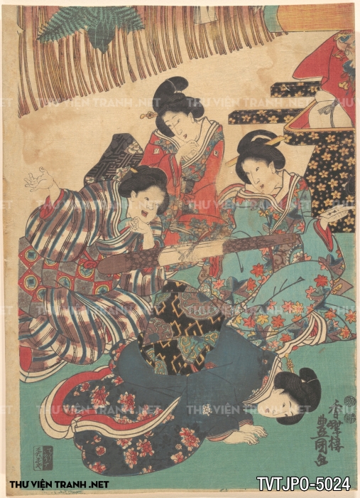 Tranh Ukiyo-e Nhật Bản cổ 3