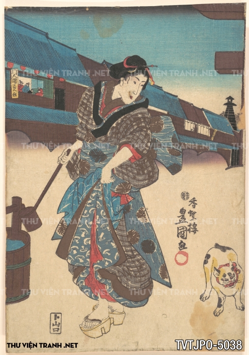 Tranh Ukiyo-e Nhật Bản cổ 3