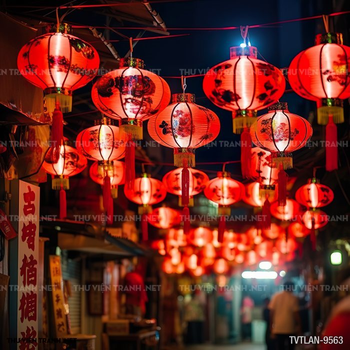 Tranh Đèn Lồng- Lantern