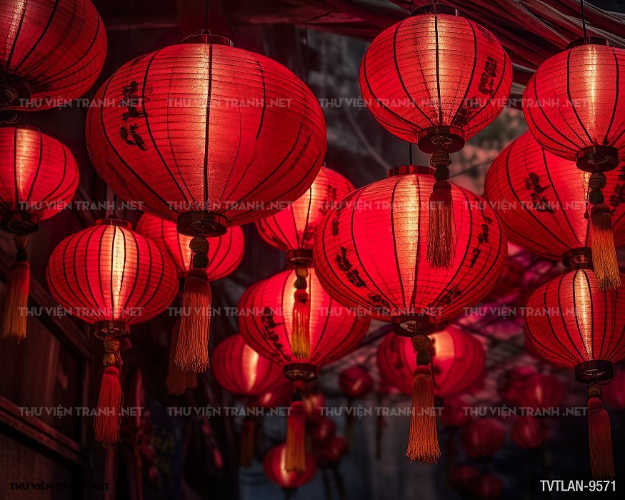 Tranh Đèn Lồng- Lantern