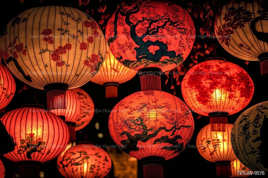 Tranh Đèn Lồng- Lantern