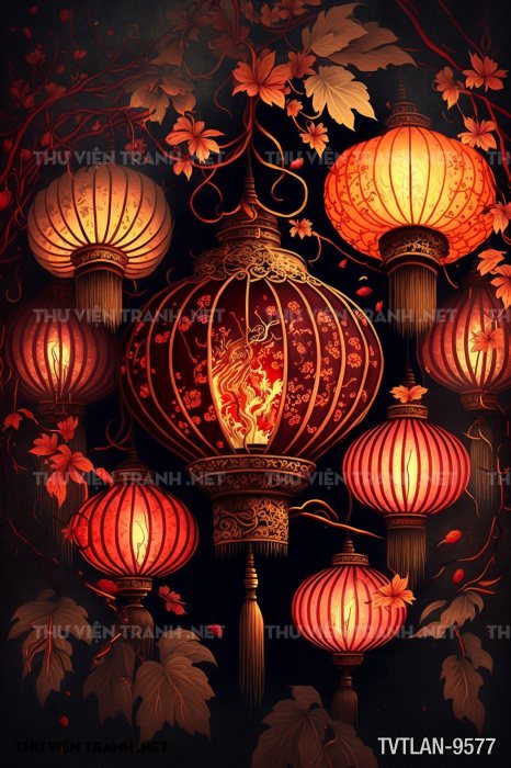 Tranh Đèn Lồng- Lantern