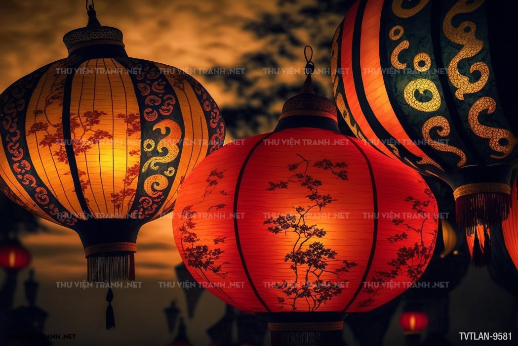 Tranh Đèn Lồng- Lantern