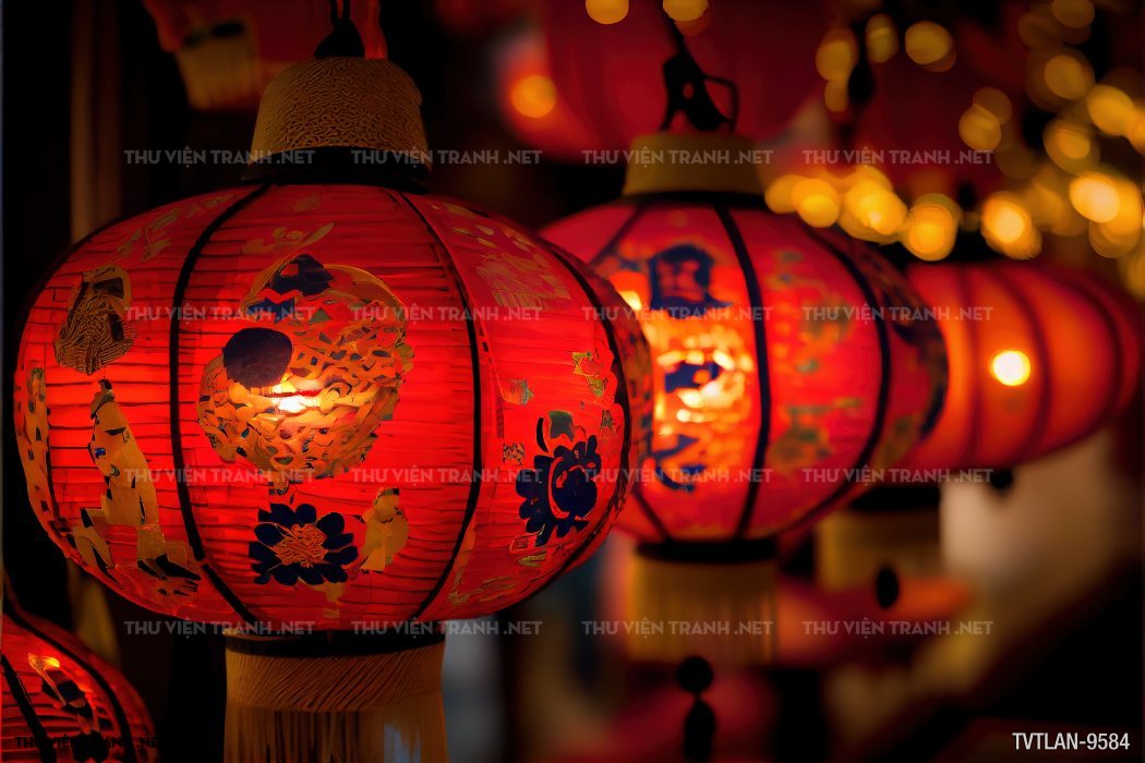 Tranh Đèn Lồng- Lantern