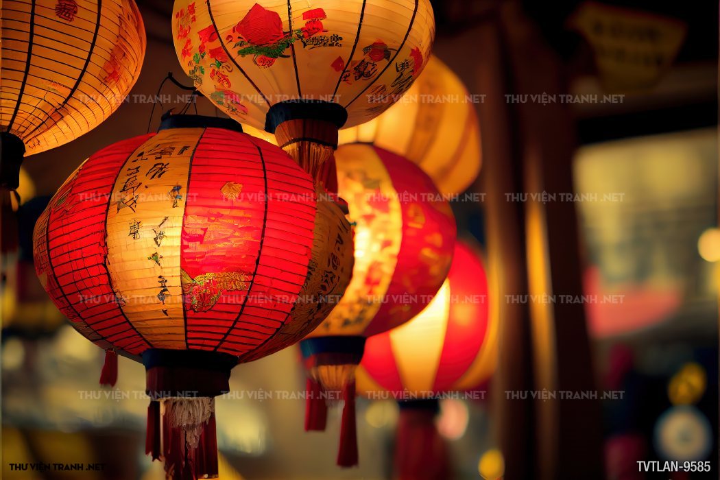 Tranh Đèn Lồng- Lantern