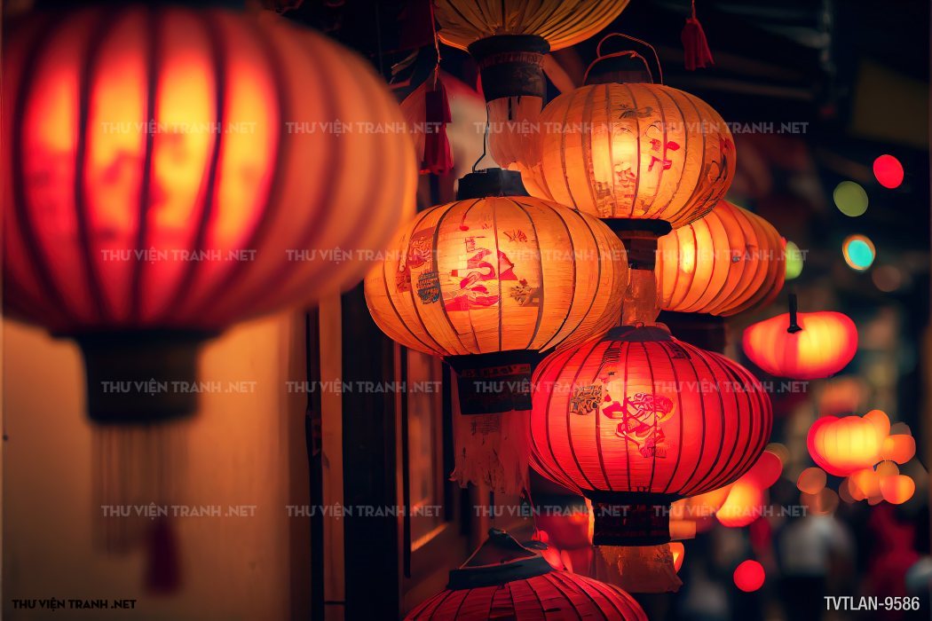 Tranh Đèn Lồng- Lantern