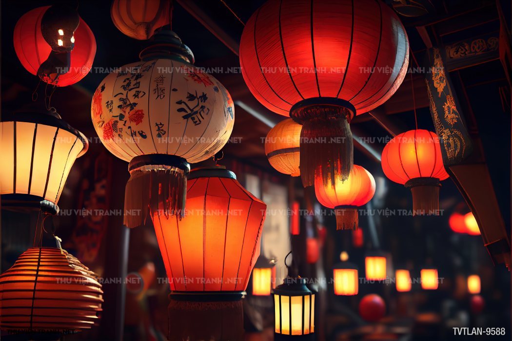 Tranh Đèn Lồng- Lantern