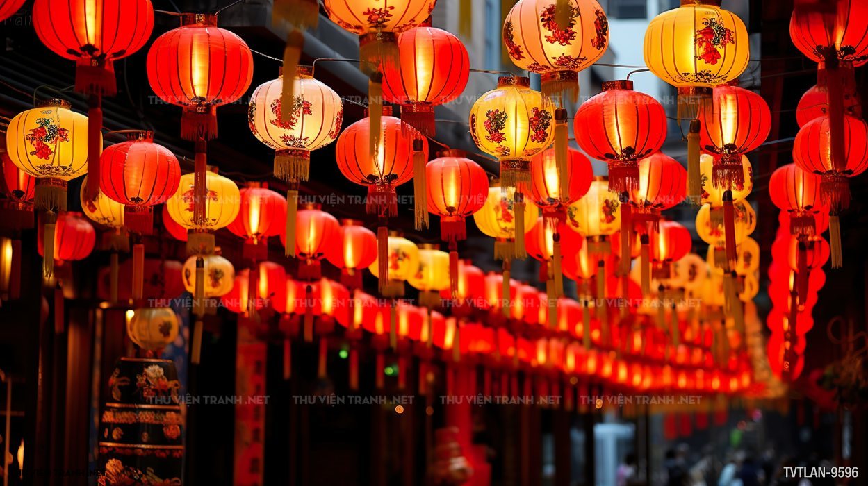 Tranh Đèn Lồng- Lantern