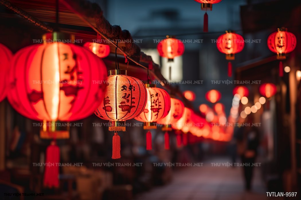 Tranh Đèn Lồng- Lantern