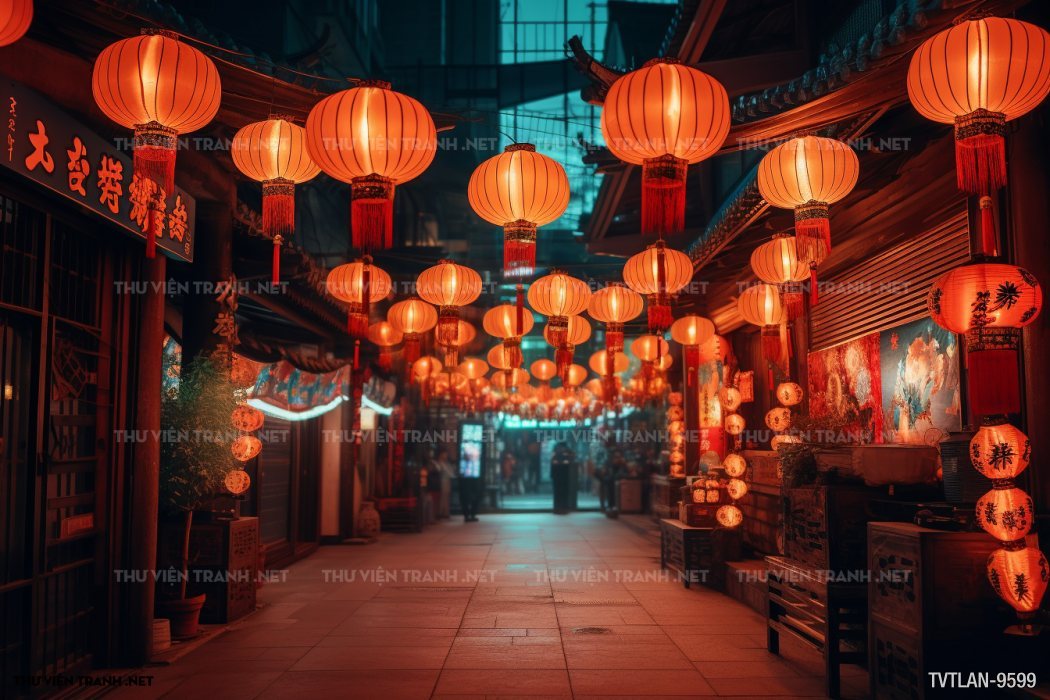 Tranh Đèn Lồng- Lantern