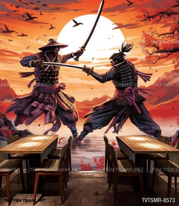 Tranh dán tường SAMURAI