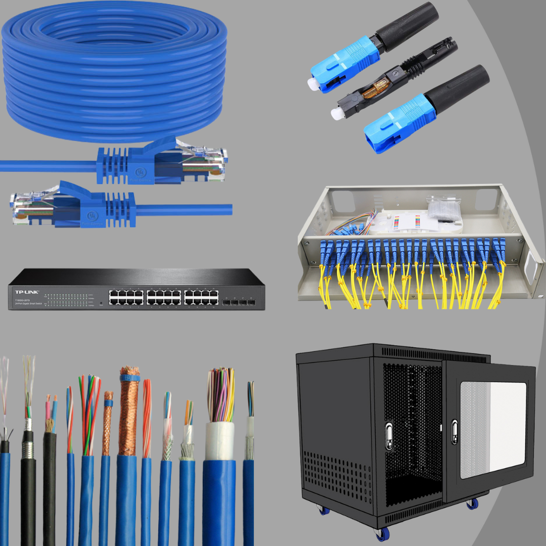 Cung cấp các loại vật tư, cáp mạng, cáp điện thi công hệ thống điện nhẹ