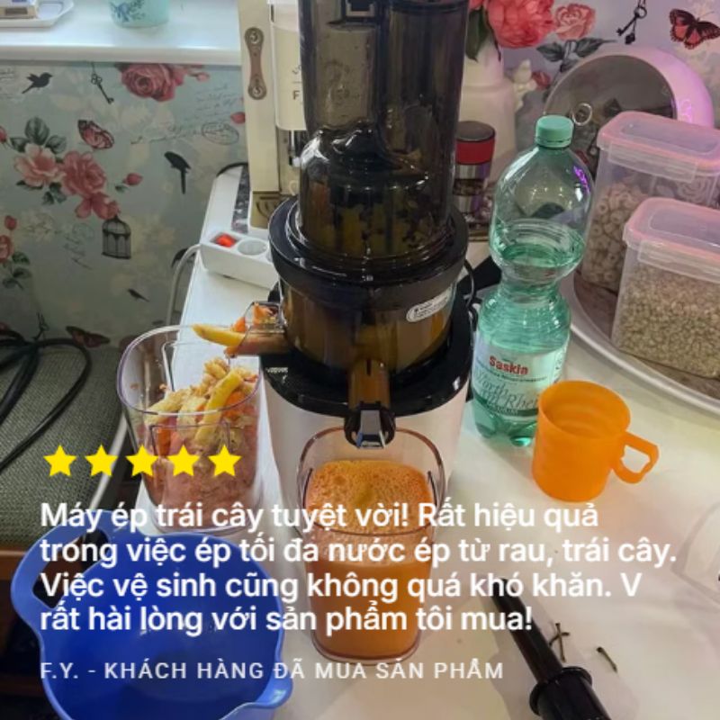 Chi tiết miệng nạp kép thông minh của máy ép Kuvings REVO830