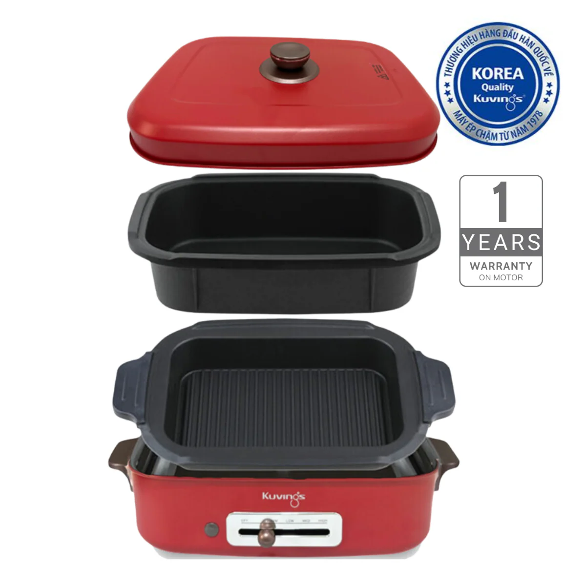 Kuvings KMG-200B Lẩu nướng điện 2 trong 1