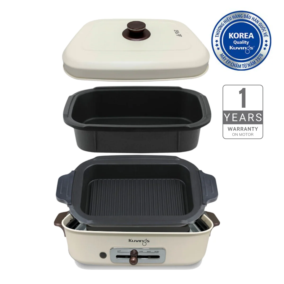 Kuvings KMG-200B Lẩu nướng điện 2 trong 1