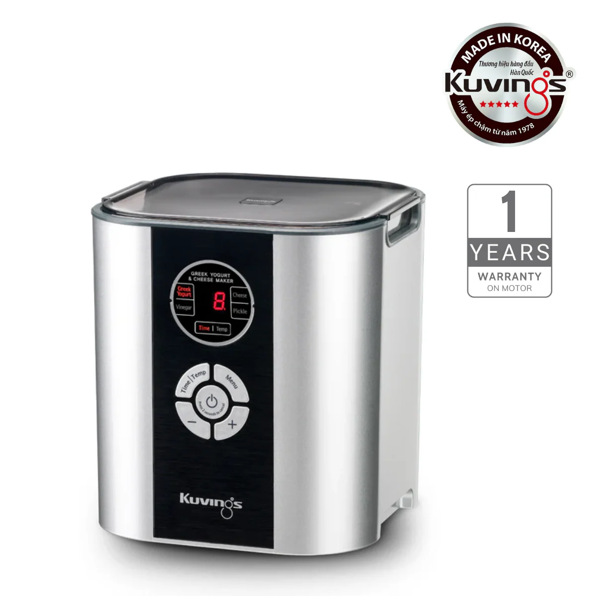 Kuvings KGC-712CB Máy làm sữa chua và pho mát 6 trong 1