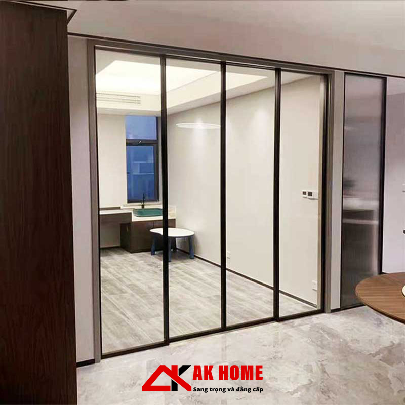 Cửa nhôm kính hệ Slim