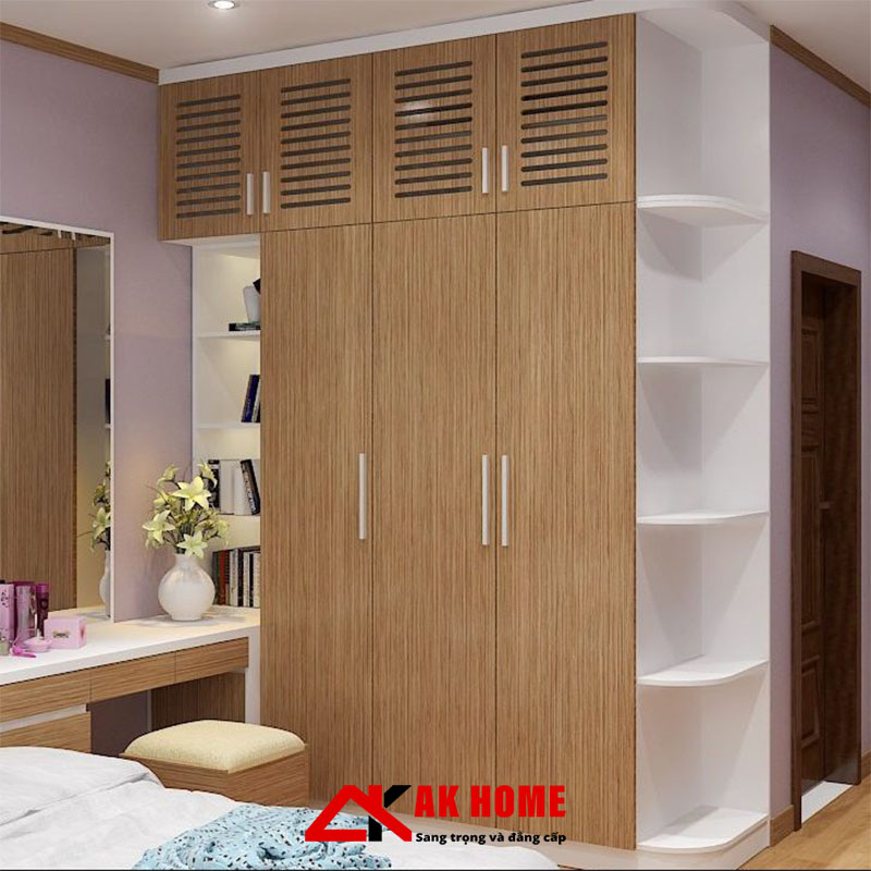 Tủ quần áo gỗ công nghiệp mdf