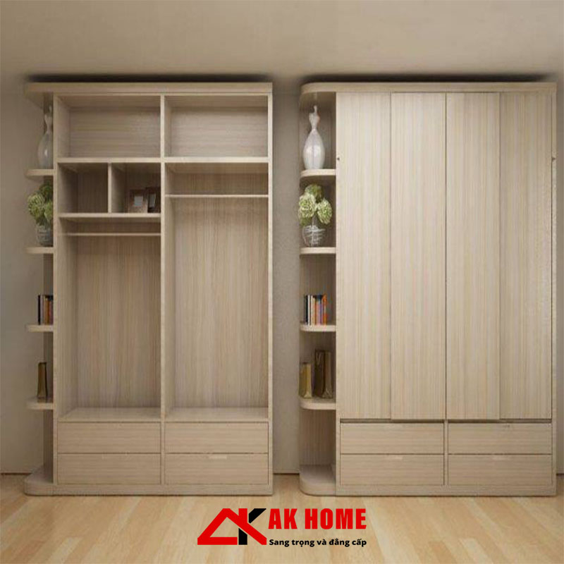 Tủ quần áo gỗ công nghiệp mdf