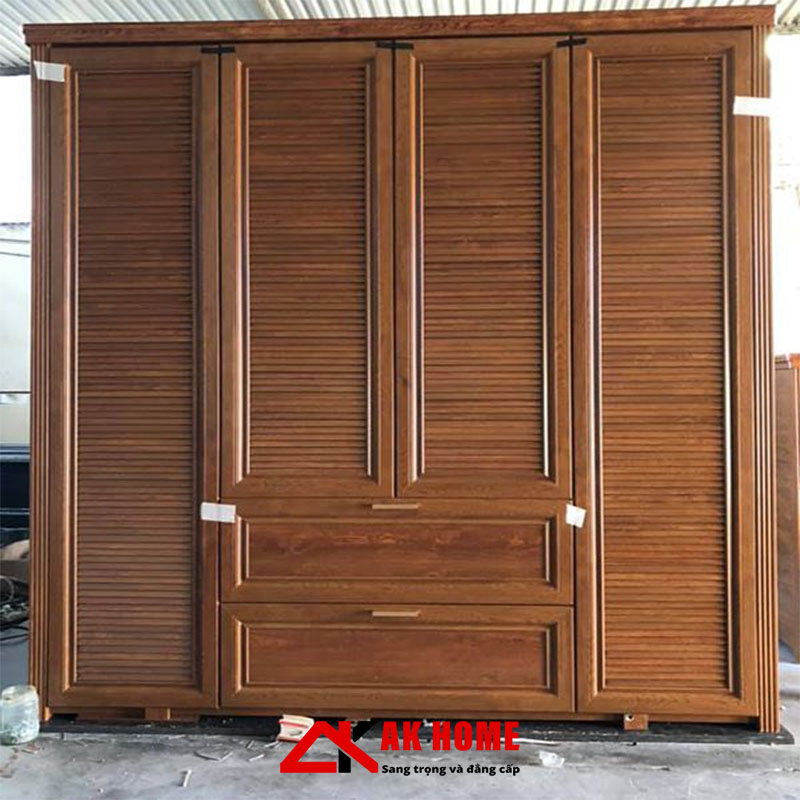 Tủ quần áo nhôm kính Tủ Quần Áo Nhôm Kính