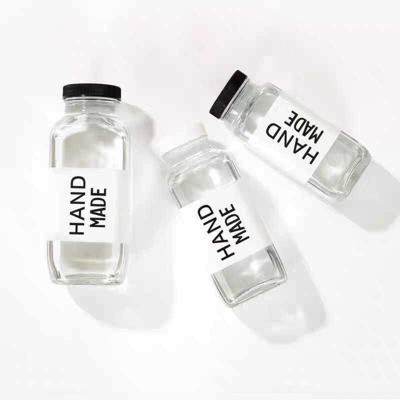 Chai Vuông Cao Nắp Nhựa Đen / Nắp Nhôm Bạc 250ml 350ml 500ml - North Star Packing