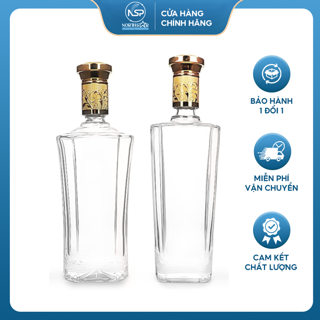 Chai Rượu Cao Cấp - 500ml