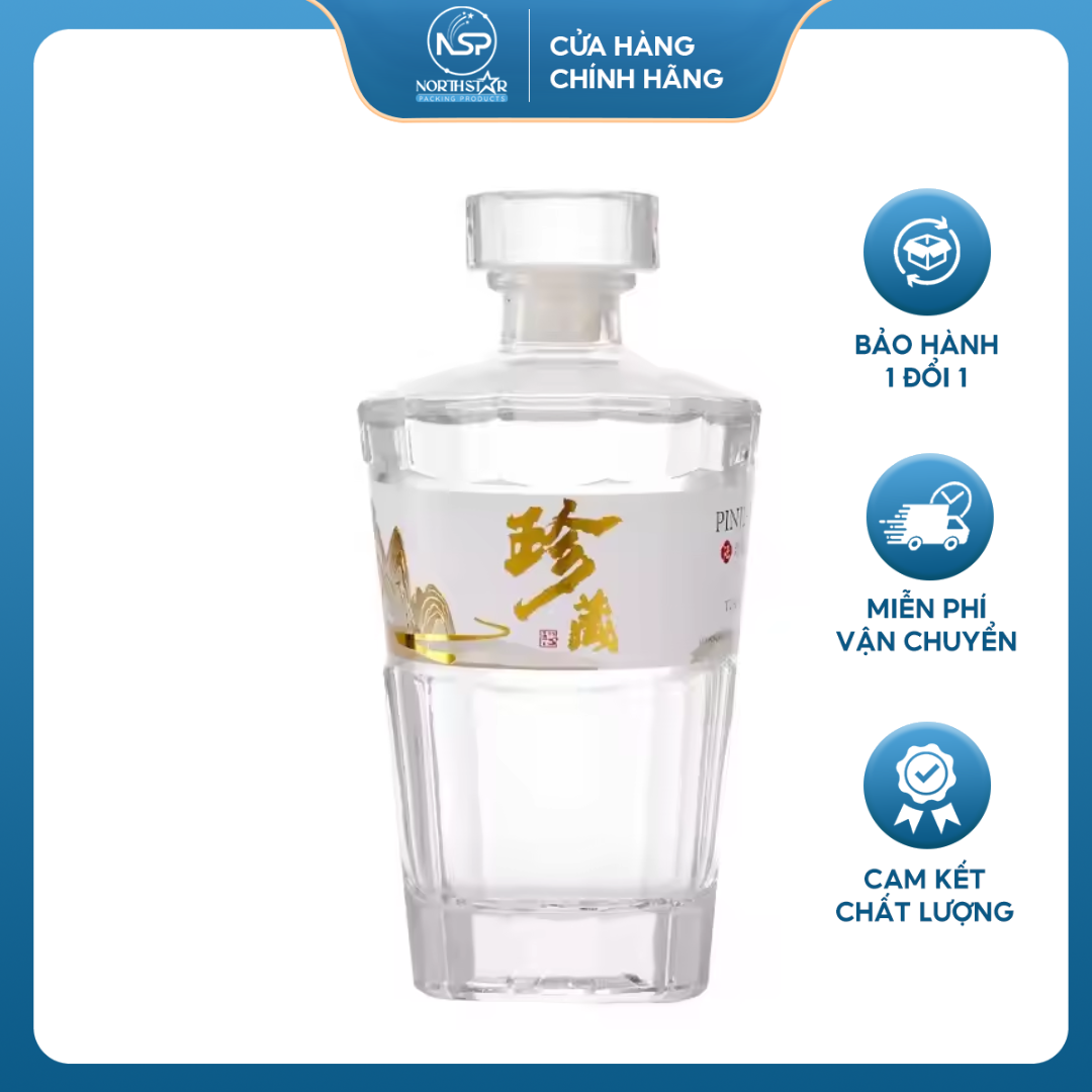 Chai Rượu Hibiki Đáy Vát - 500ml
