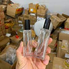 Chai Lọ Đựng Nước Hoa Thủy Tinh 10ml, Trụ Vuông Dài Vỏ Dày, Dạng Xịt Phun Sương - North Star Packing