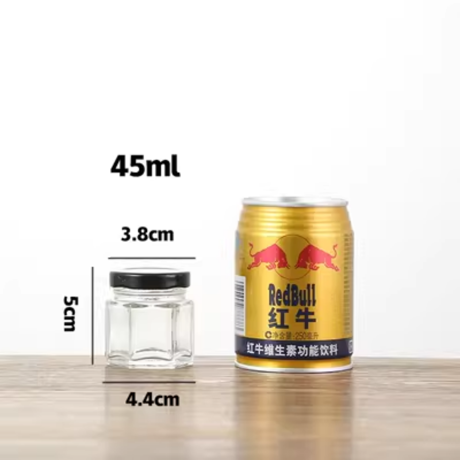 Hũ Thuỷ Tinh Lục Giác Nắp Thiếc 45ml 80ml 100ml 180ml 280ml 380ml 500ml 730ml Đựng Thực Phẩm Khô Ướt, Chất Liệu Thủy Tinh Cao Cấp - North Star Packing