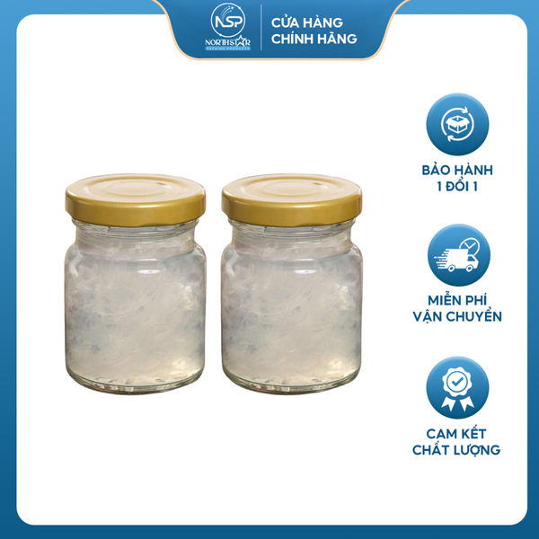 Hũ Chưng Yến Thủy Tinh 75ml 100ml 150ml, Lọ Chưng Yến Tròn Nắp Thiếc, Đựng Yến, Sữa Chua, Thực Phẩm - North Star Packing