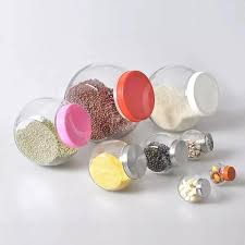 Hũ Thủy Tinh Nghiêng Nắp Nhựa Bạc 50ml 180ml,  Đựng Thực Phẩm, Gia Vị Nhà Bếp - North Star Packing