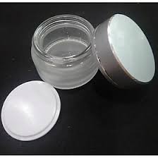 Hũ mỹ phẩm mờ 30g 50gr, Hũ Thủy Tinh Tròn Đựng Kem