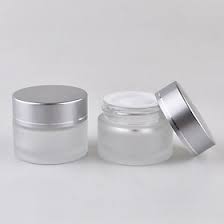 Hũ mỹ phẩm mờ 30g 50gr, Hũ Thủy Tinh Tròn Đựng Kem