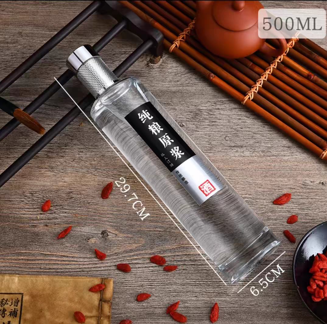 Chai Rượu Tròn / Vuông Dáng Cao - 500ml