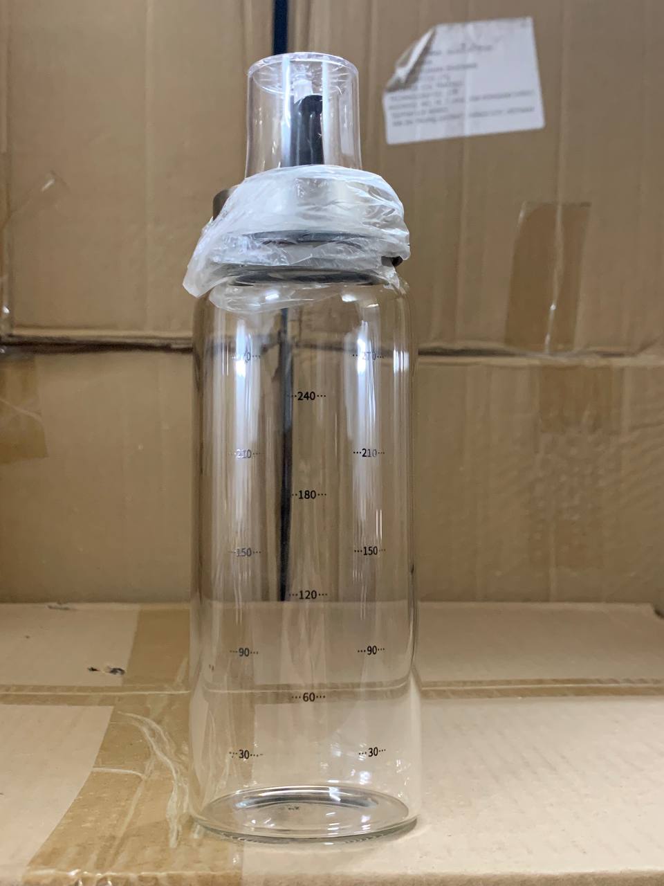 Chai Thủy Tinh Đựng Dầu Ăn, Nước Mắm, Xì Dầu 200ml 300ml 500ml, Có Vạch Chia, Vòi Rót, Chất Liệu Thủy Tinh Borosilicate