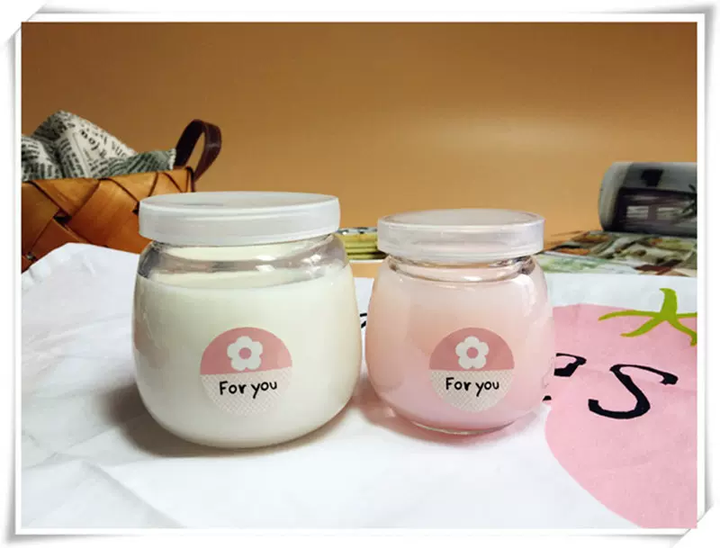 Hũ Thủy Tinh Sữa Chua Dáng Béo Nắp Nhựa 100ml 500ml, Làm Sữa Chua, Caramen, Bánh Flan - North Star Pacing