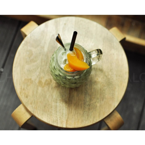 Cốc Thủy Tinh 500ml Hình Quả Dứa (Có Kèm Nắp), Ly Quai Thủy Tinh Cao Cấp - North Star Packing