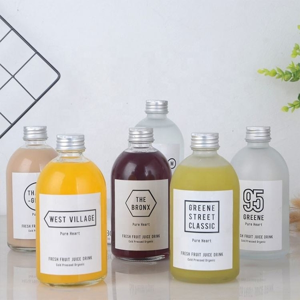 Chai Thủy Tinh Boston 250ml 350ml 500ml, Nắp Nhôm Dáng Tròn, Đựng Sữa Tươi, Trà Sữa , Sữa Hạt - North Star Packing