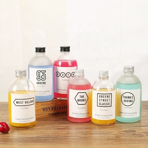 Chai Thủy Tinh Boston 250ml 350ml 500ml, Nắp Nhôm Dáng Tròn, Đựng Sữa Tươi, Trà Sữa , Sữa Hạt - North Star Packing