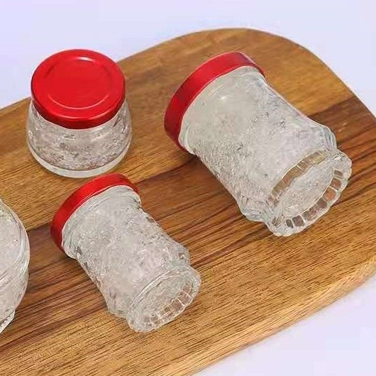 Hũ Chưng Yến Thủy Tinh Dáng Sen Cao 75ml 100ml 150ml, Nắp Thiếc Chắc Chắn, Hàng Cao Cấp - North Star Packing